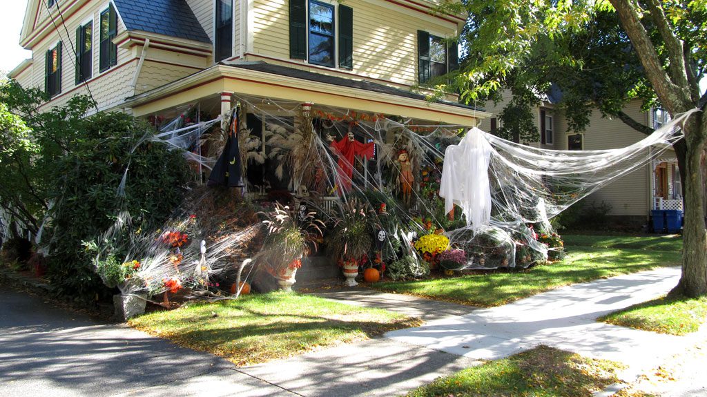 PASS by this home on Pleasant Street at your own risk. The owners have decorated it with all things spooky for Halloween. (Gail Lowe Photo)