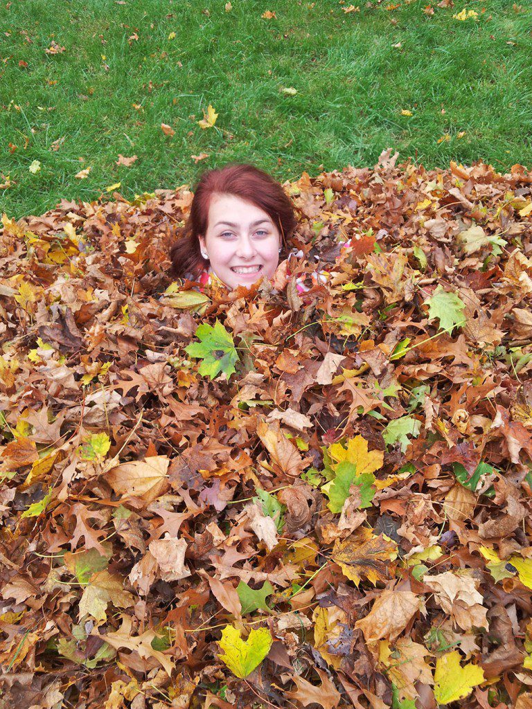 THE Wakefield Music Boosters are conducting a timely fundraiser this Saturday, Nov. 8 — leaf raking — as this photo of Mishelle Melanson suggests. A group of music and drama student volunteers will to come to your home along with a parent chaperone. They will fill bags with leaves for $5 per bag. You provide the leaf bags and they provide the labor. The students deliver a wonderful community service while raising money for a worthy cause. The Music Boosters is an enrichment program for the high school Marching Band, drama program and the townwide music program. Please contact Meg Ansaldi via e-mail at Mansaldi1@verizon.net or phone 781-224-3935 to schedule your yard clean-up today. 