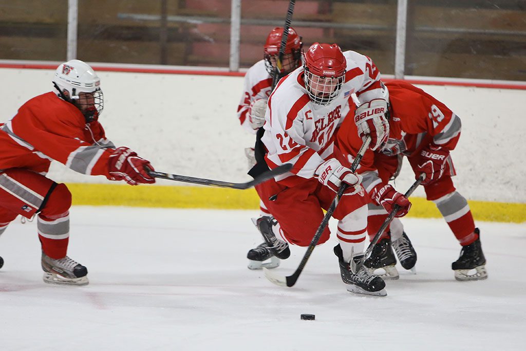 THE MELROSE Red Raider boy's hockey team returns to the ice looking to make a run again in playoffs during their 2014-15 campaign. (File photo) 