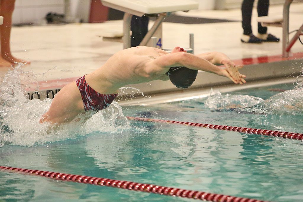 THE MHS Red Raider swim team has seen success this season and will compete this week in the Middlesex League meet. (Donna Larsson photo)