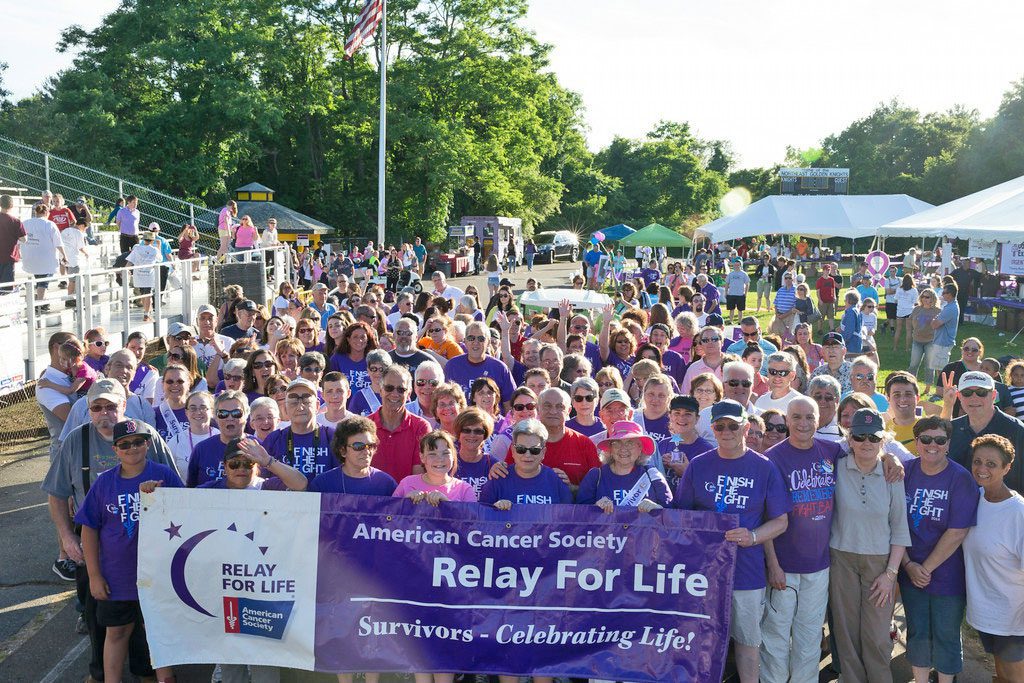 THIS GROUP OF caregivers and survivors took part in last year’s Relay for Life.