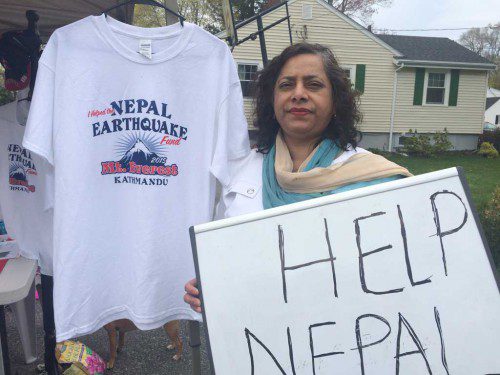 DR. USHA SHARMA, a Greenwood resident, is intently focused on raising funds for the victims of the April 25 earthquake in Nepal. (Courtesy Photo)
