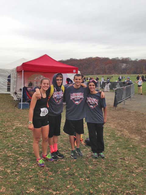 FOUR WARRIOR cross country runners competed in the Bronx, N.Y. this weekend in the Footlocker Regional Championships. They are Cassie Lucci, Ryan Sullivan, Tommy Lucey and Matt Greatorex.