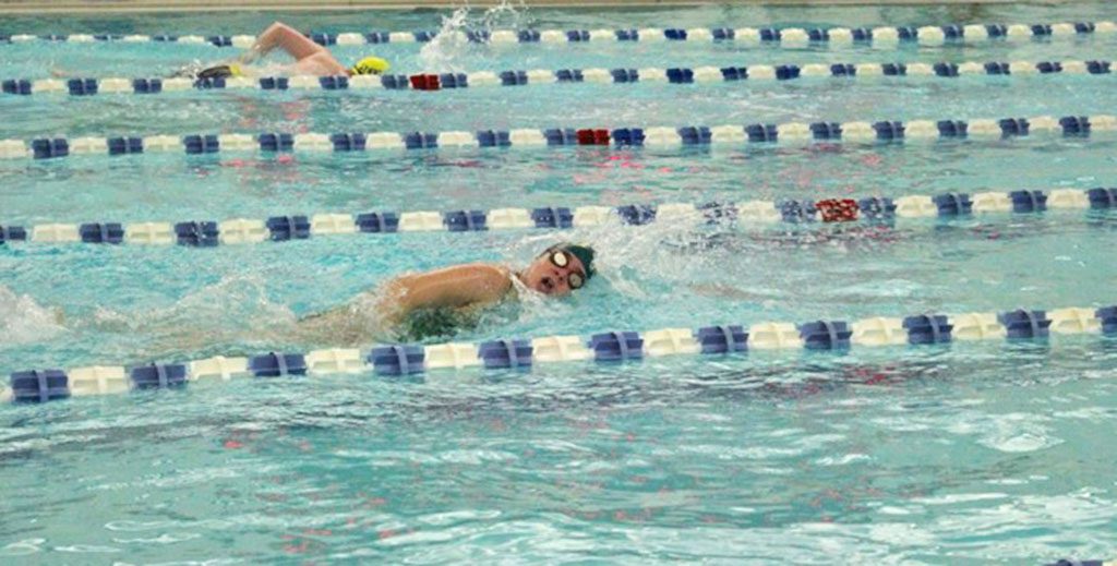 THE NORTH READING Hornets swim team triumphed over the Lynnfield Pioneers in their meet last week taking a 94–71 win for the varsity team. Freshman Molly Feffer qualified for sectionals in the 50 yard freestyle. The JV team also dominated with a major victory.