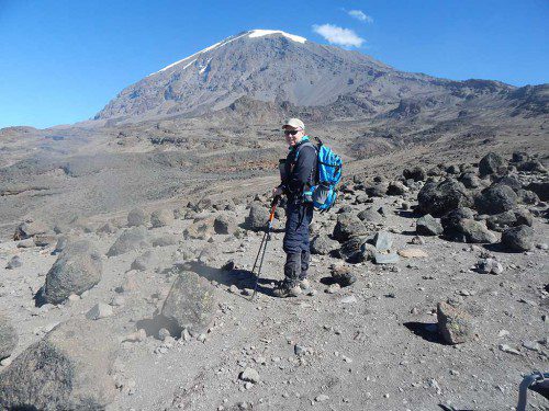 CLIMBING Mt. Kilimanjaro had long been on Bob Hand’s bucket list. The retired executive hopes to climb Mt. Everest in Nepal next year. (Courtesy Photo)