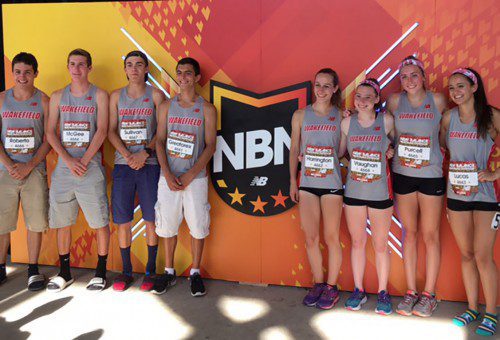 WMHS' OUTDOOR TRACK TEAM travelled to Greensboro, North Carolina to compete in the New Balance Nationals Outdoor. The two teams consisted of Ana Lucas, Ava Vaughan, Abby Harrington, Allee Purcell, and Matt Greatorex, Ryan Sullivan, Nick McGee, and Adam Roberto. 