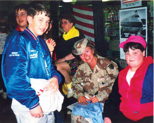 Debby Andersen, shown during her time as a member of the Army National Guard. (Courtesy Photo)