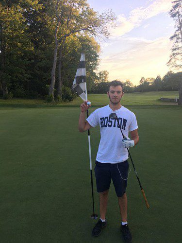 JED CASEWELL, 17, scored a hole in one on the par 3 third hole at Reedy Meadow Golf Course. (Courtesy Photo)