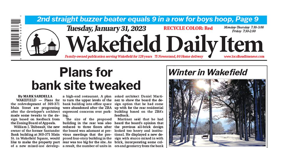 Front Page: January 31, 2023