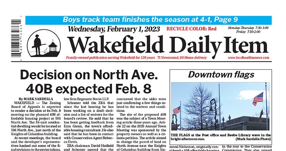Front Page: February 1, 2023
