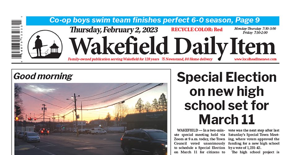 Front Page: February 2, 2023