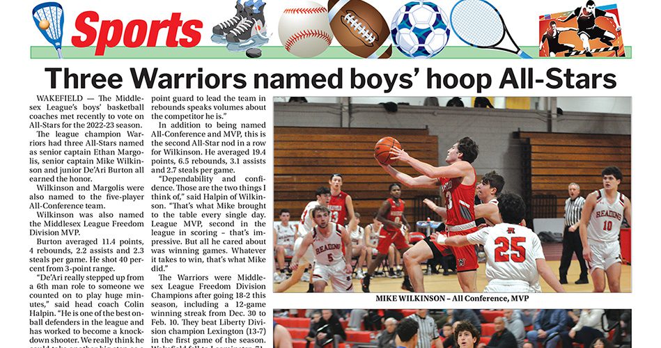Sports Page: March 27, 2023