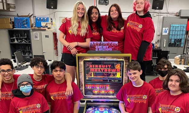 Pinball Wizards: Northeast students design and build pinball game using shell of 50-year-old machine